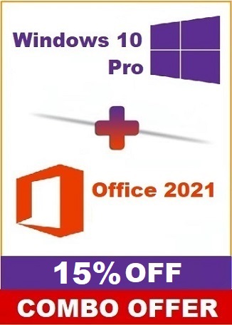 Windows 10 Professional and Office 2021 32/64 Bit Key - Email Delivery